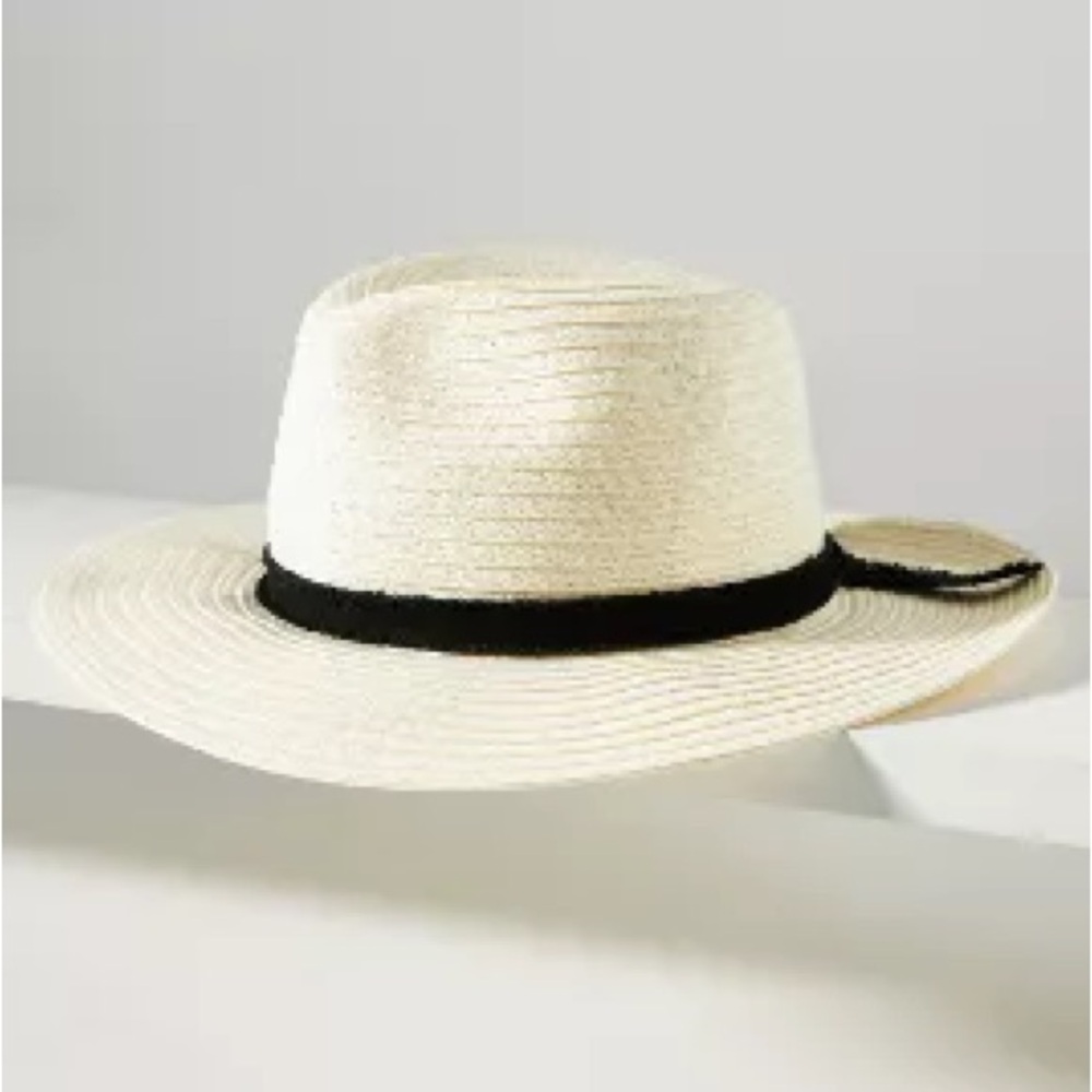 Anthropologie San Diego Hat Co. Packable Ribbon Trim Rancher Hat